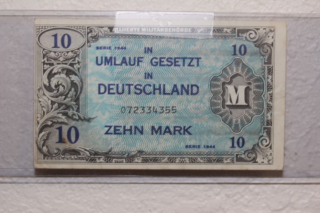 1944 Ten German Mark: as shown