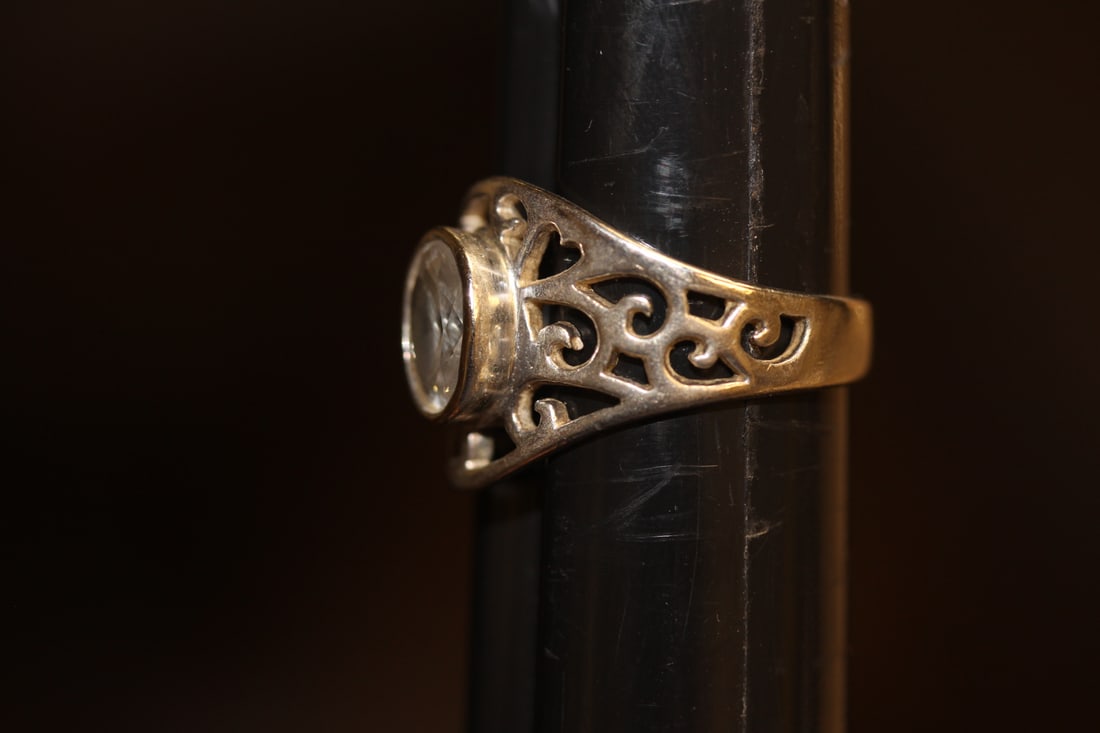Sterling Ring with Stone - 2