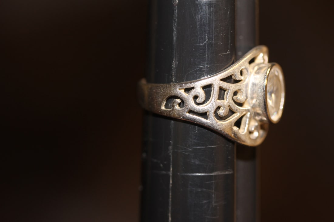 Sterling Ring with Stone - 3