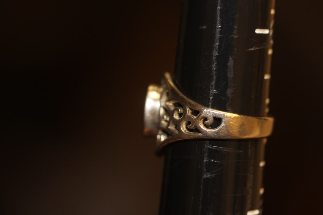 Sterling Ring with Stone - 5