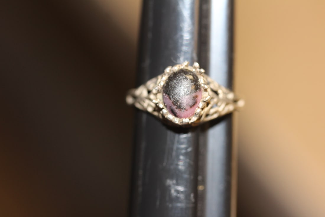 Sterling and Stone Ring: as shown