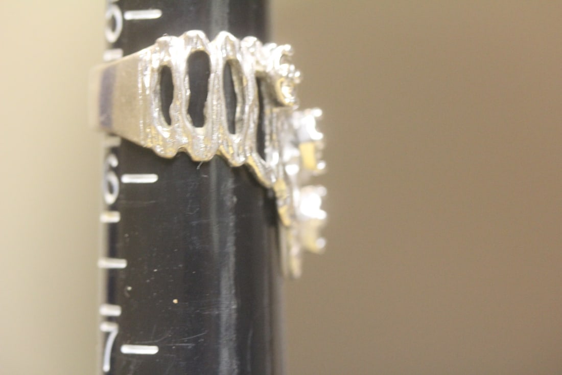 Sterling and Gemstone Ring - 3