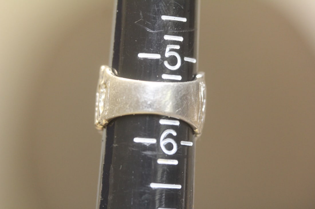 Sterling and Gemstone Ring - 6