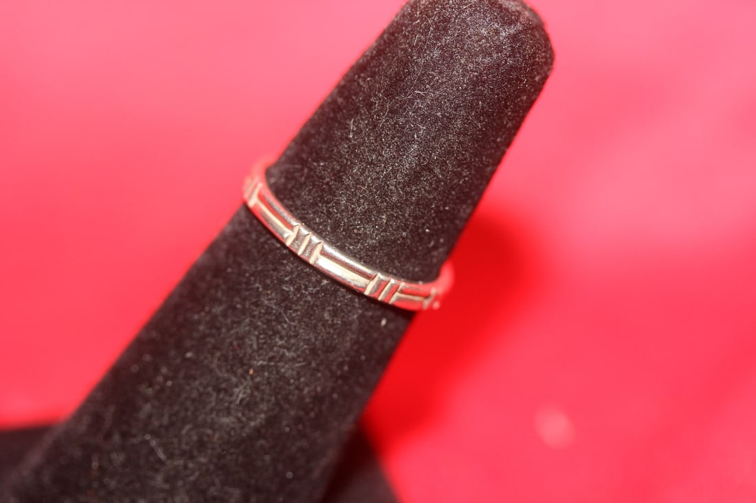 A Sterling Ring: Marked