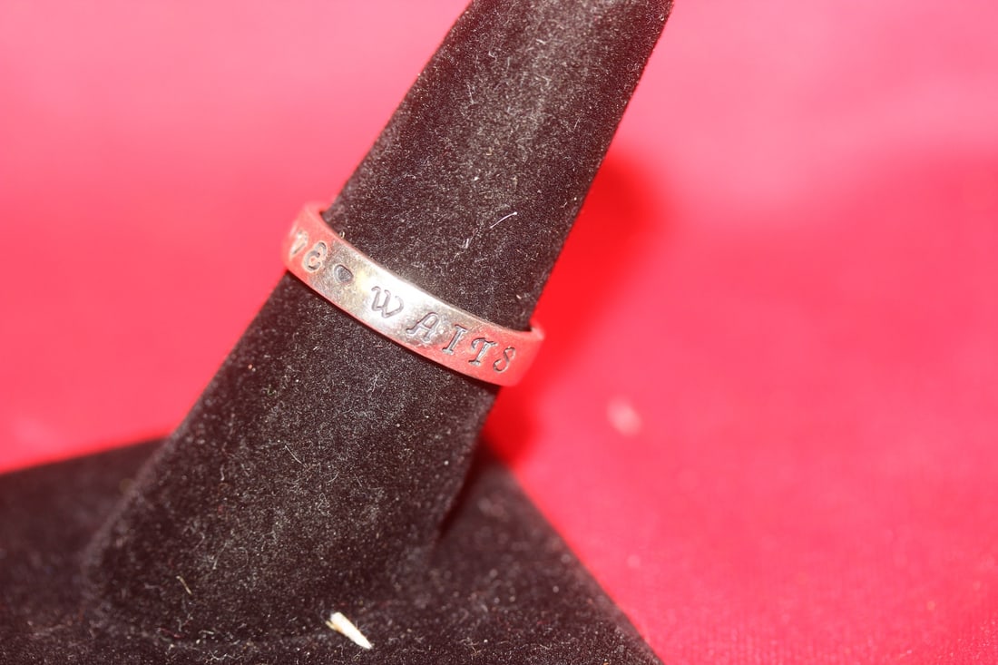 A Sterling Ring: Marked