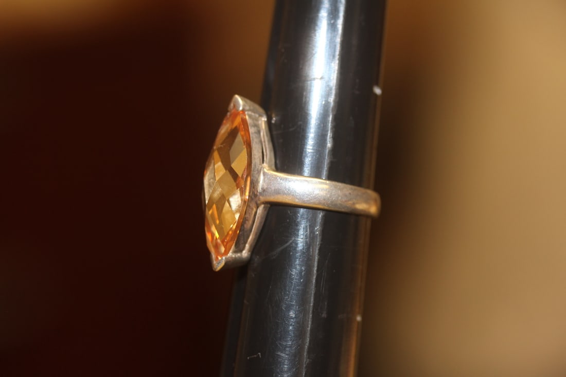 Sterling and Gemstone Ring - 3