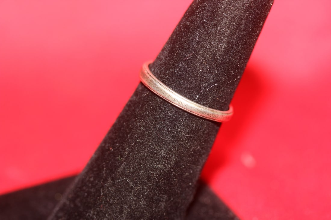 A Sterling Ring: Marked