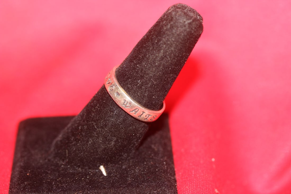 A Sterling Ring: Marked