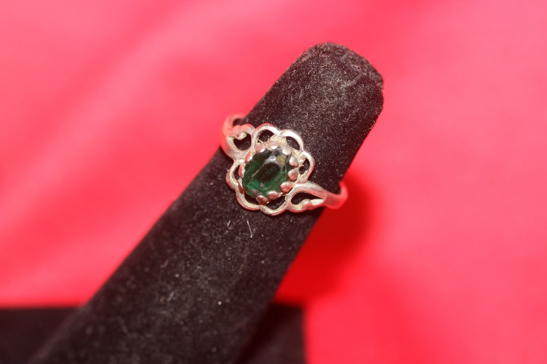 A Sterling Ring: Marked