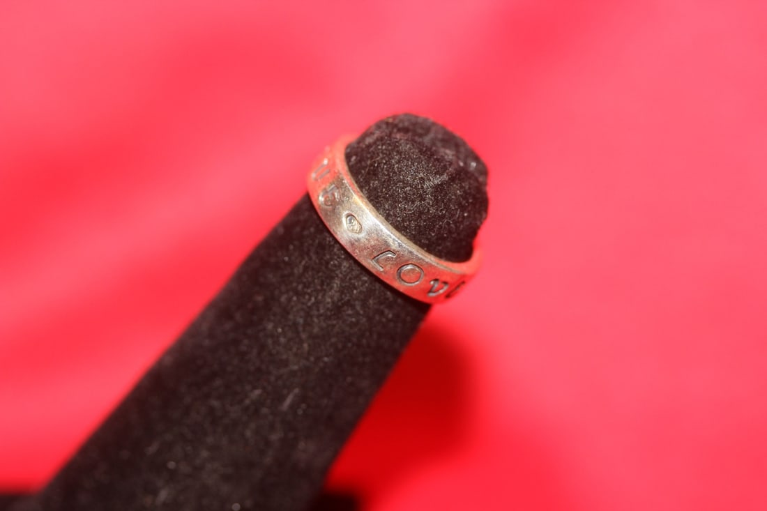 A Sterling Ring: Marked
