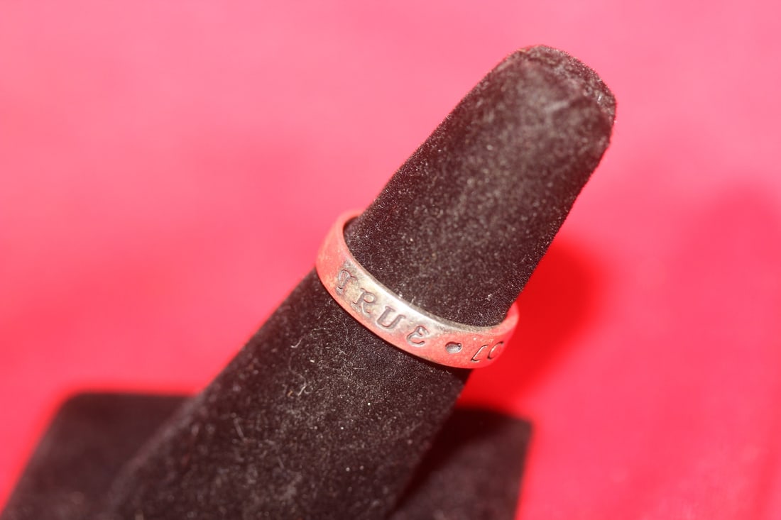 A Sterling Ring: Marked