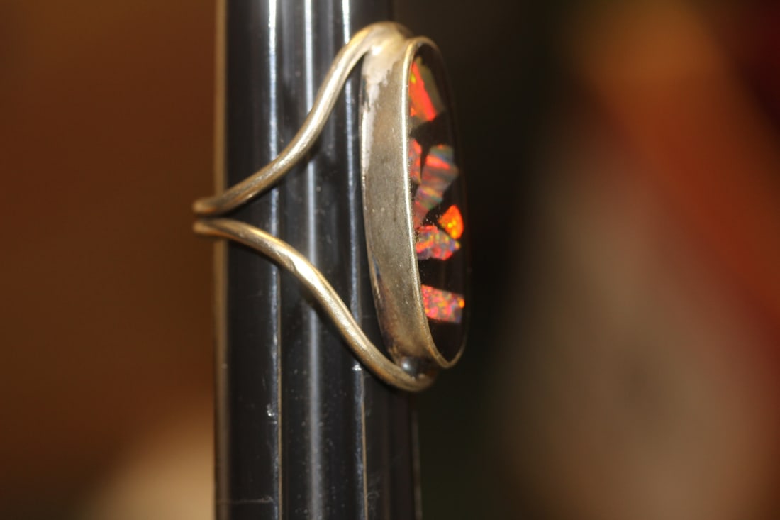Sterling and Gemstone Ring - 2