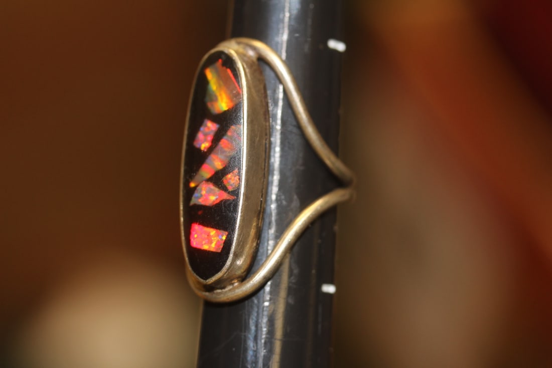 Sterling and Gemstone Ring - 3