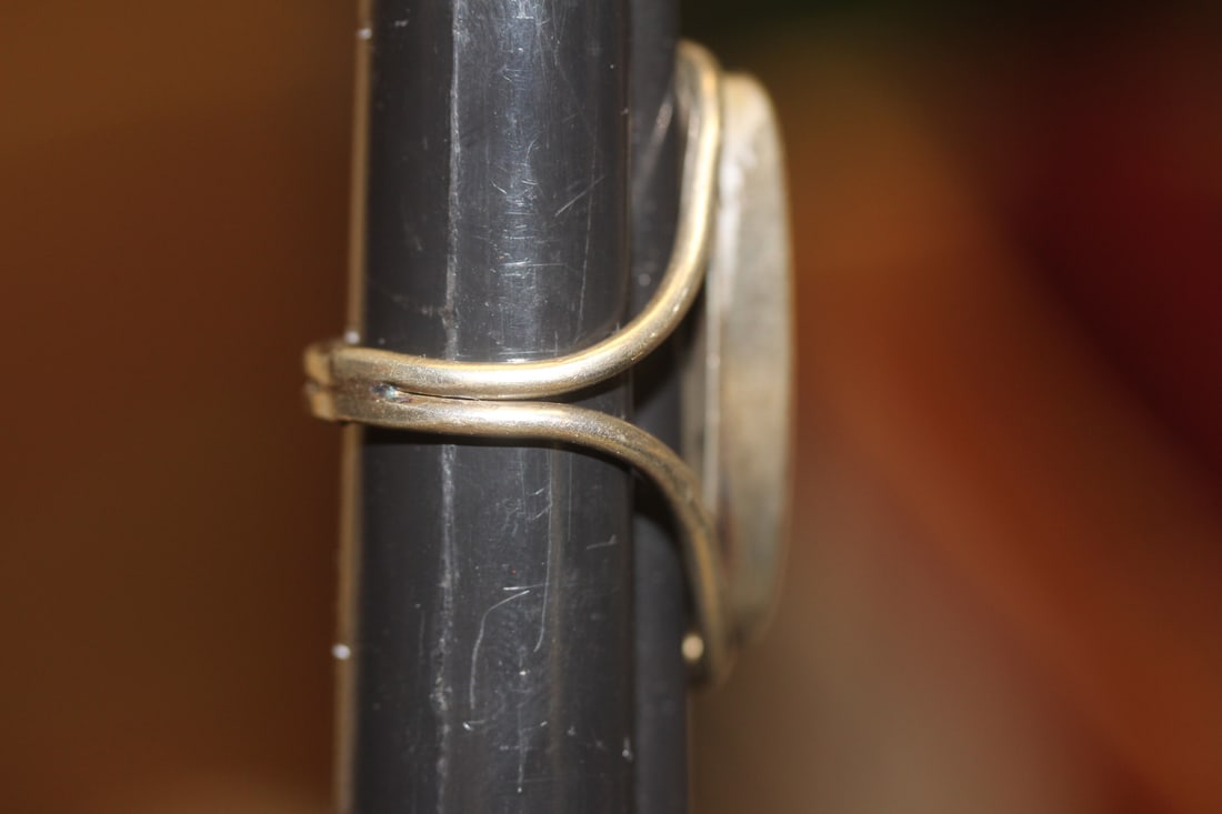Sterling and Gemstone Ring - 5