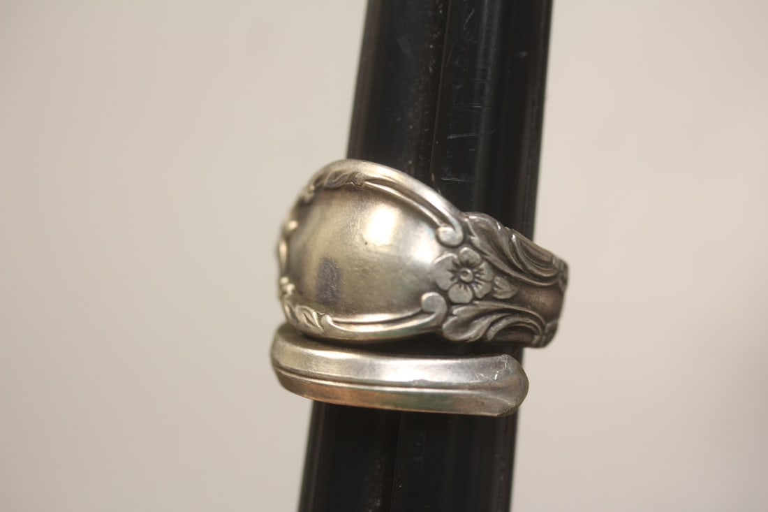 Silver Spoon Ring - 4