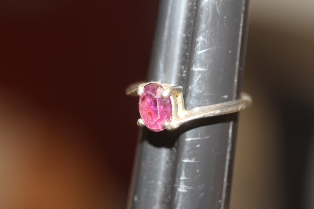 Sterling and Gemstone Ring - 3