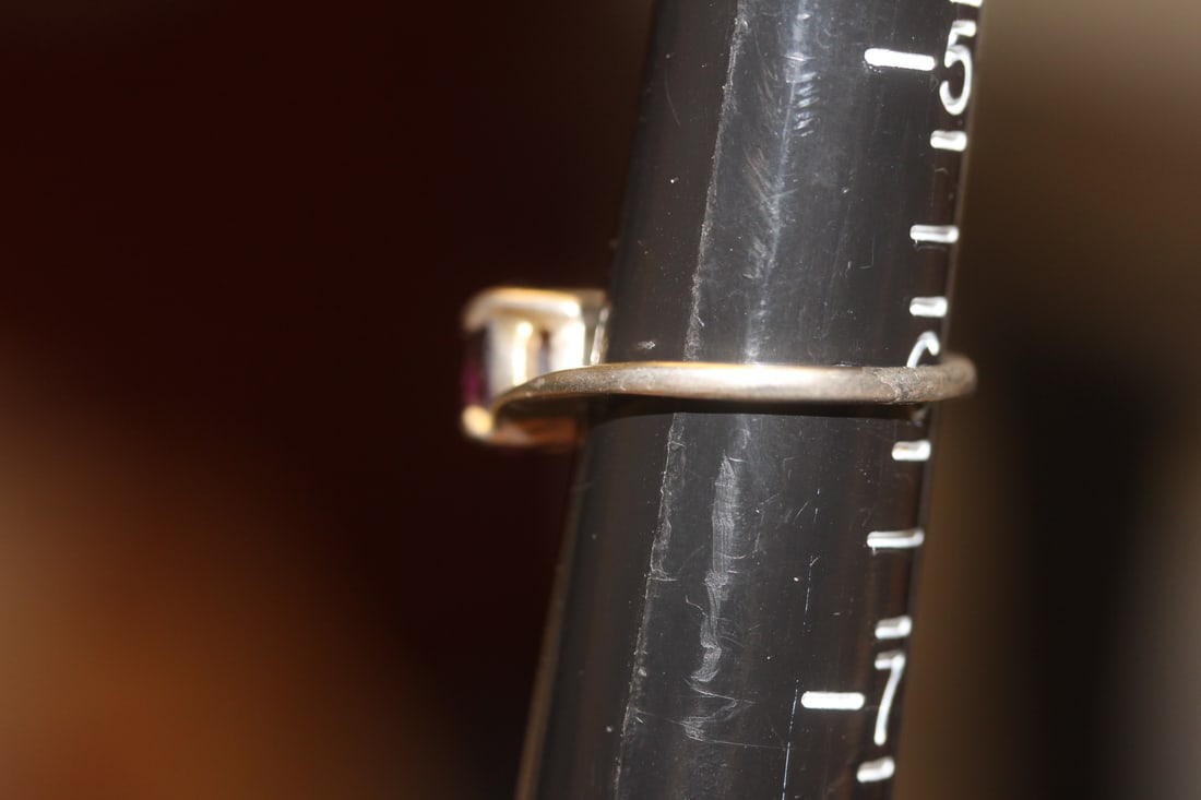 Sterling and Gemstone Ring - 4