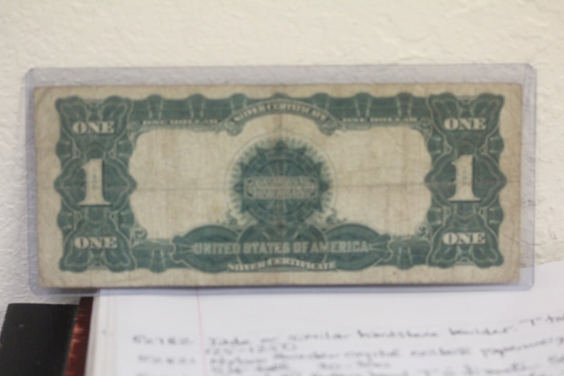 1899 Black Eagle One Dollar Note - 2