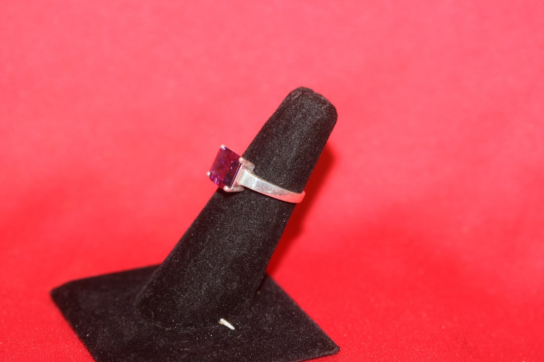 A Sterling Ring: Marked
