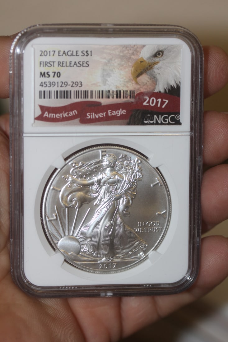 NGC Graded 2017 Silver Eagle Coin (1 of 5)