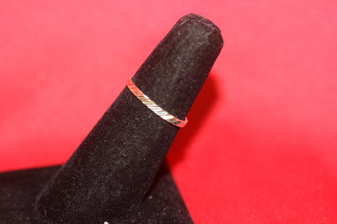 A Sterling Ring: Marked