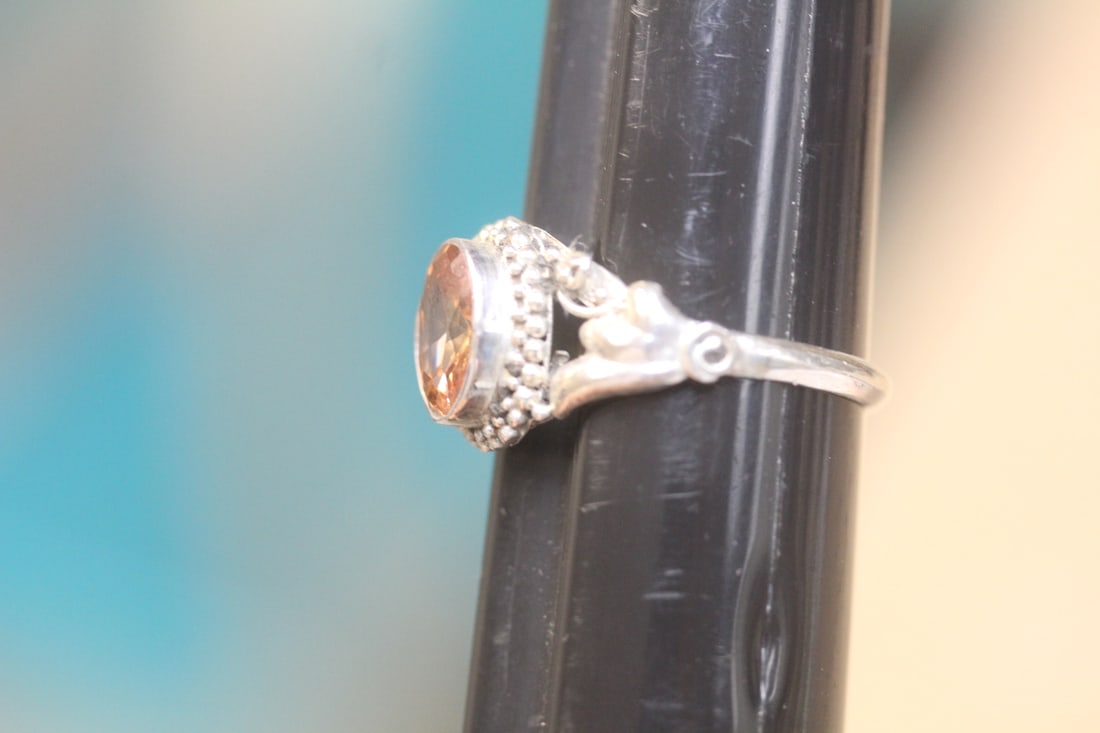 Sterling and Stone Ring - 2