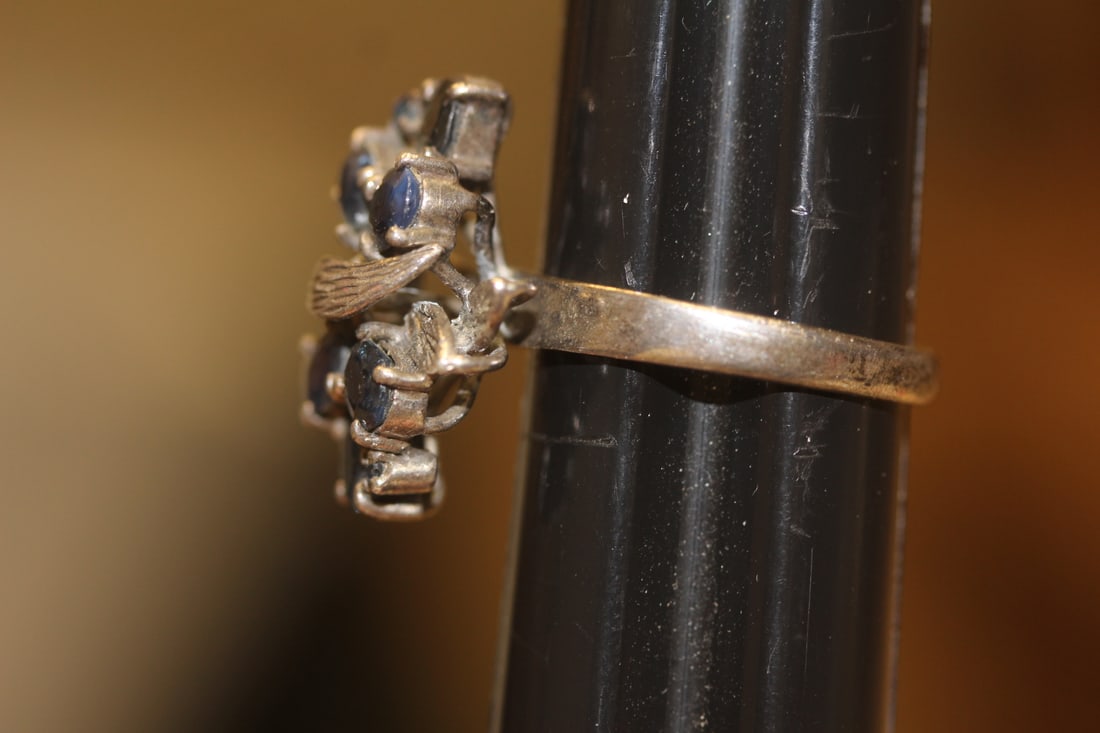 Sterling and Gemstone Ring - 2