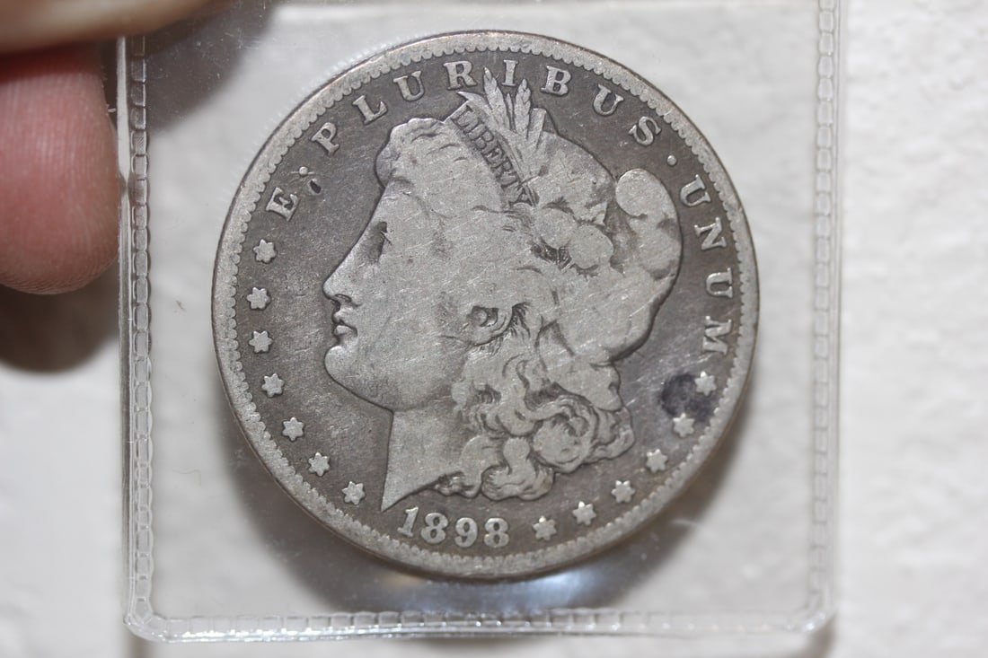 1899-S Morgan Silver Dollar: 90% silver - semi key date