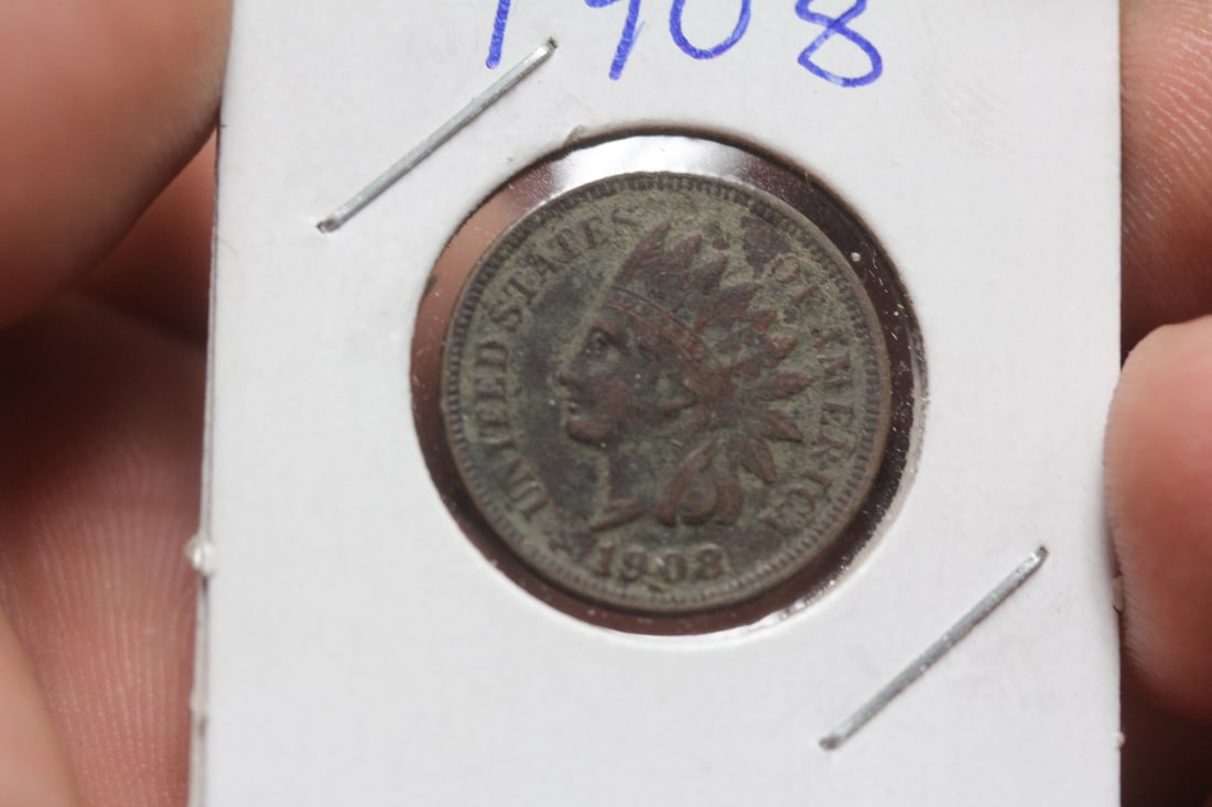 1908 Indian Head Cent (1 of 2)