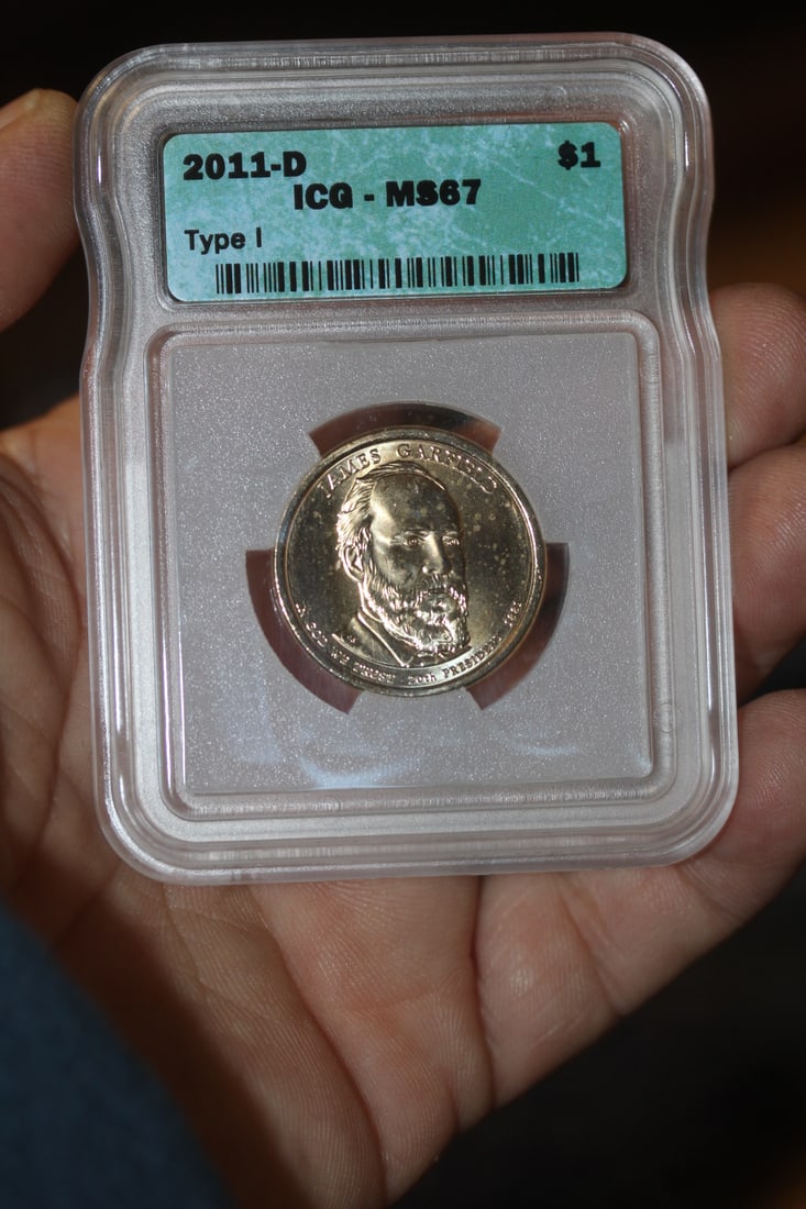 ICG Graded 2011-D Dollar: MS67 - clad