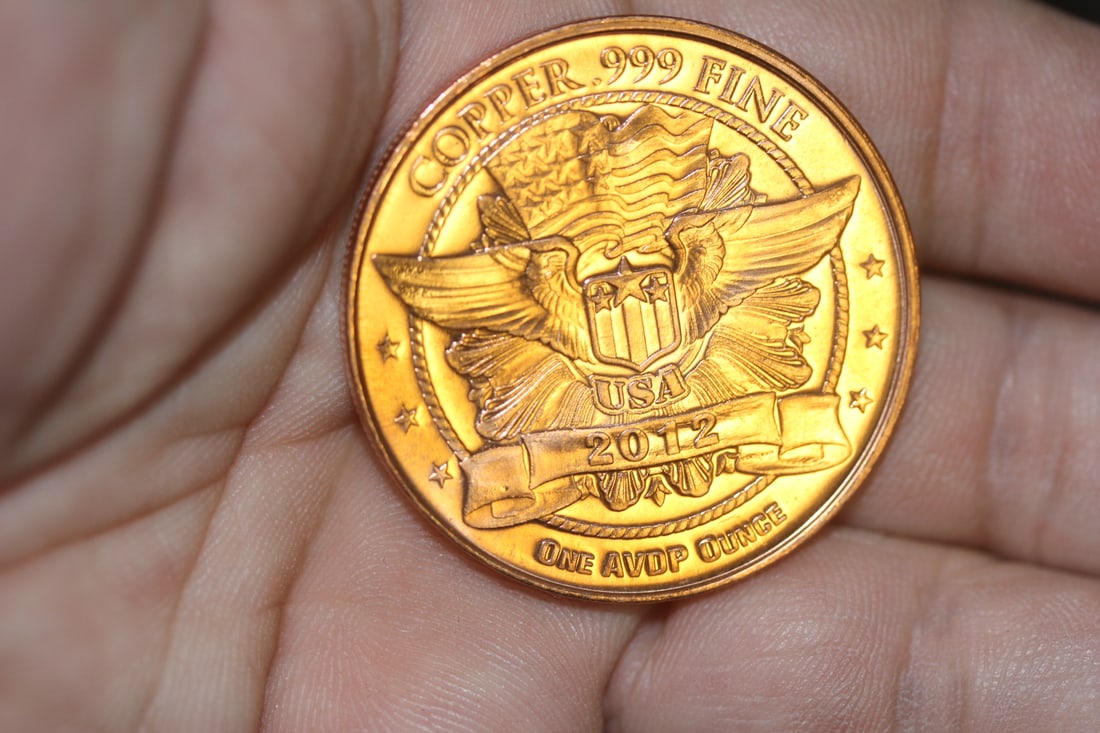 One Ounce Copper Round - 2