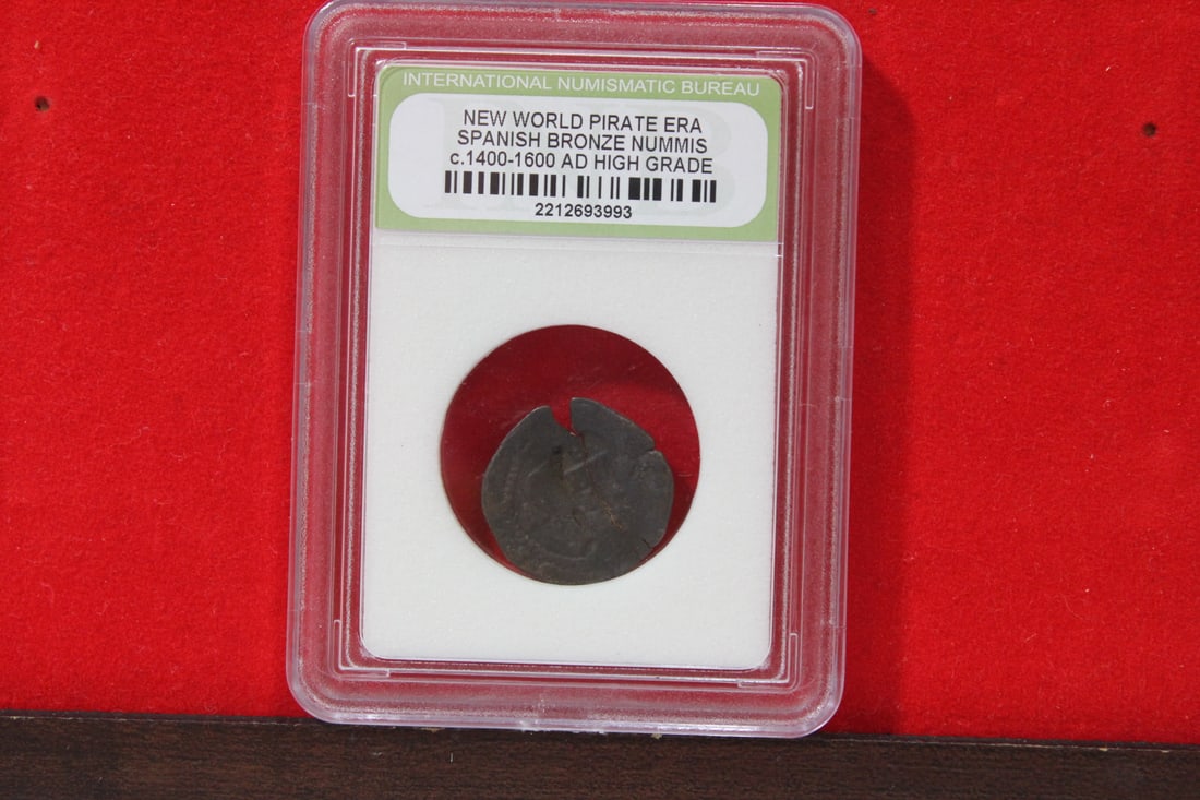 A Slabbed Spanish Bronze Nummis (1 of 5)