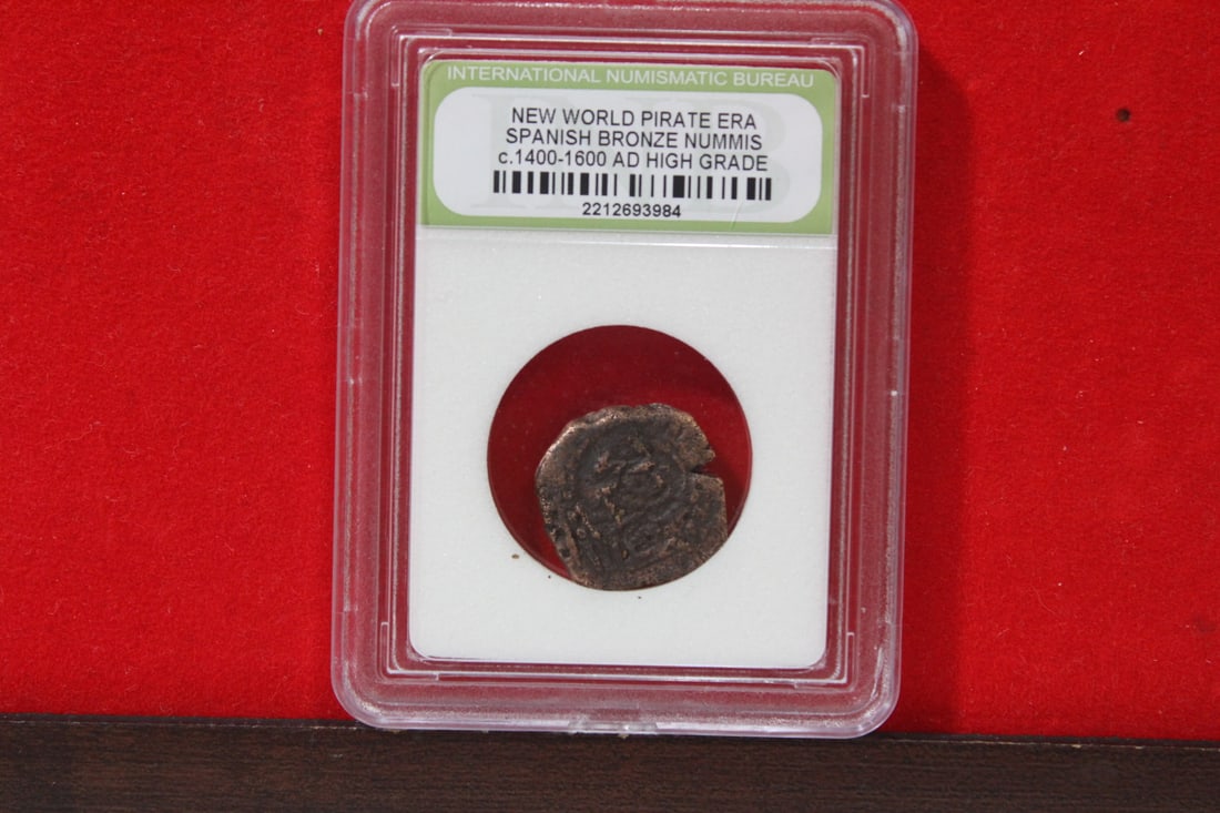 A Slabbed Spanish Bronze Nummis (1 of 5)