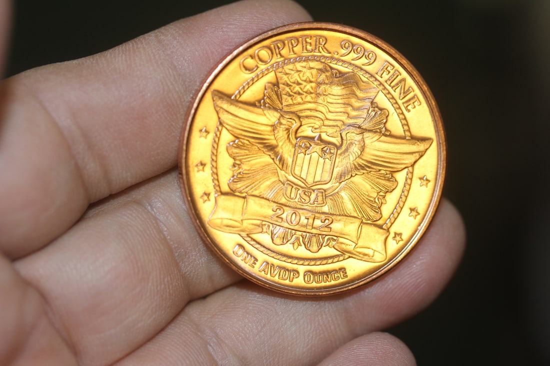 One Ounce Copper Round - 2