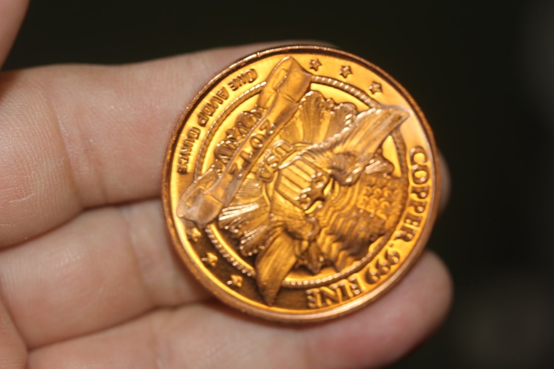 One Ounce Copper Round - 2