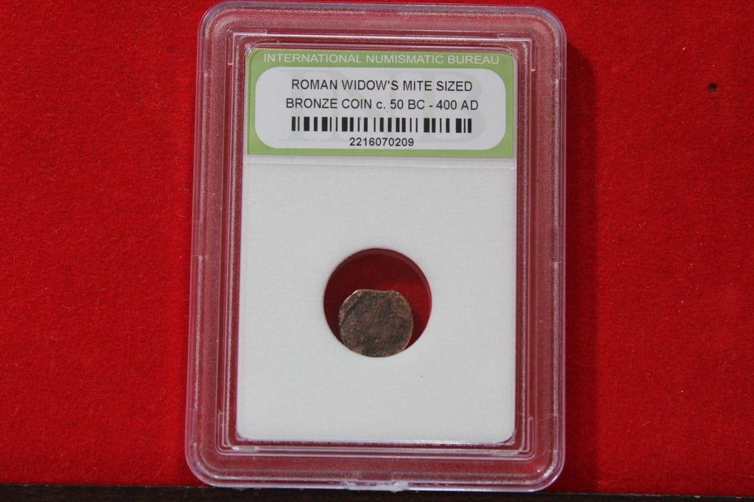 A Slabbed Roman Bronze Coin (1 of 5)