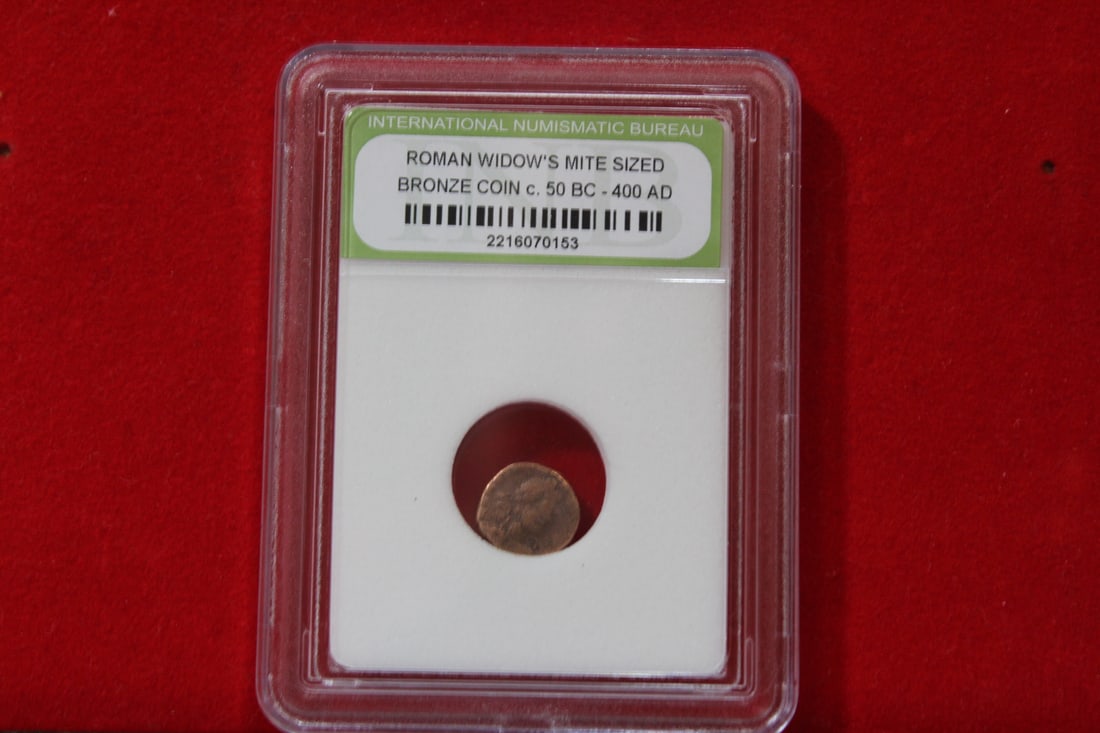 A Slabbed Roman Bronze Coin (1 of 5)