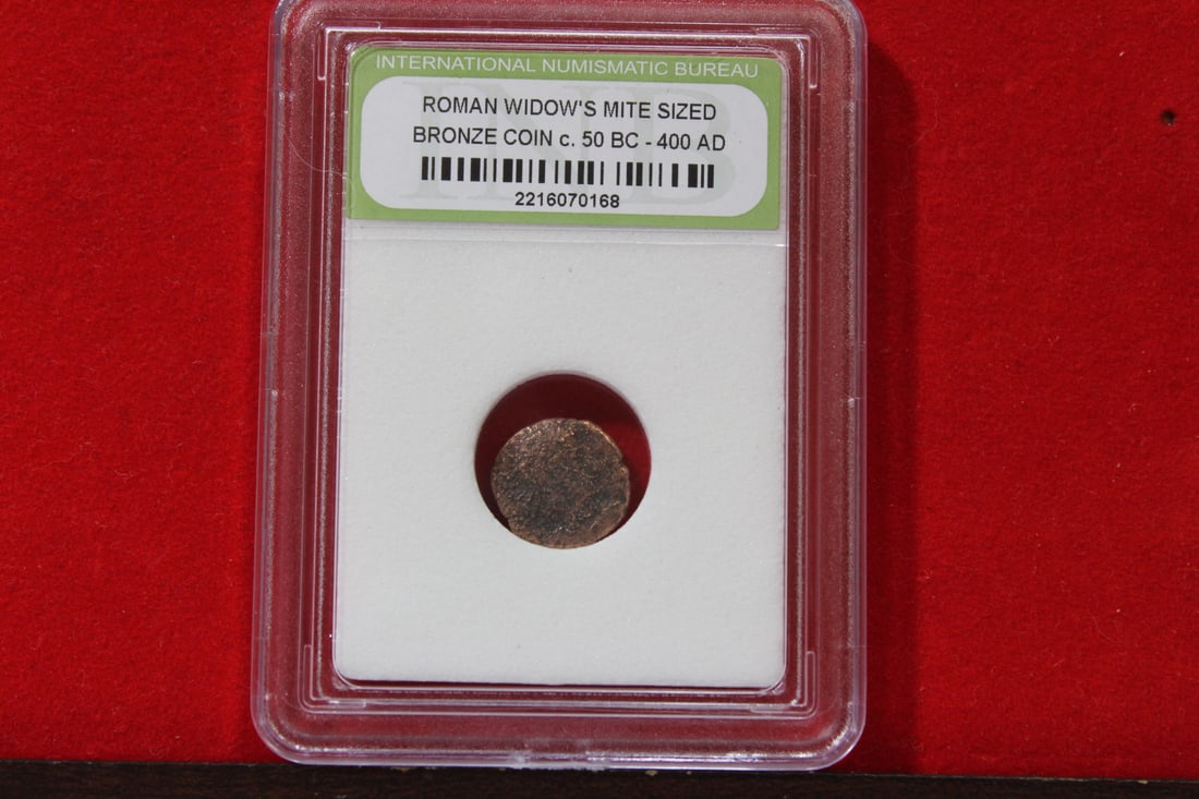 A Slabbed Roman Bronze Coin (1 of 5)