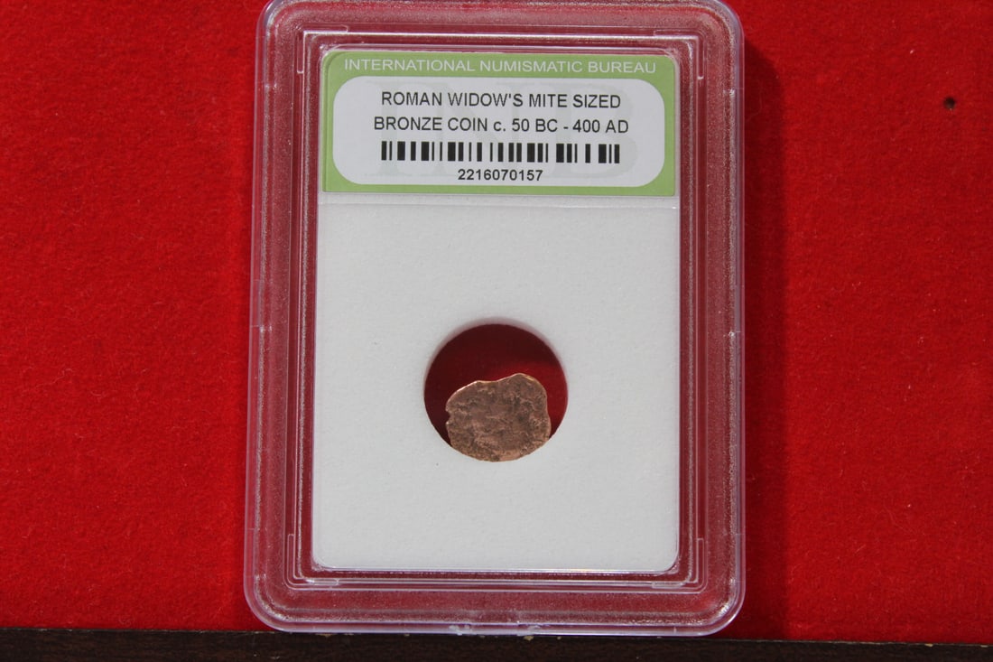 A Slabbed Roman Bronze Coin (1 of 5)