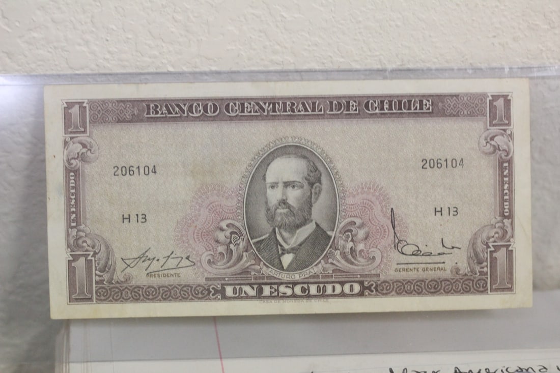 Chile One Escudo Bank Note: 1970's