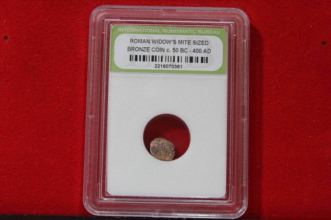 A Slabbed Roman Bronze Coin (1 of 5)