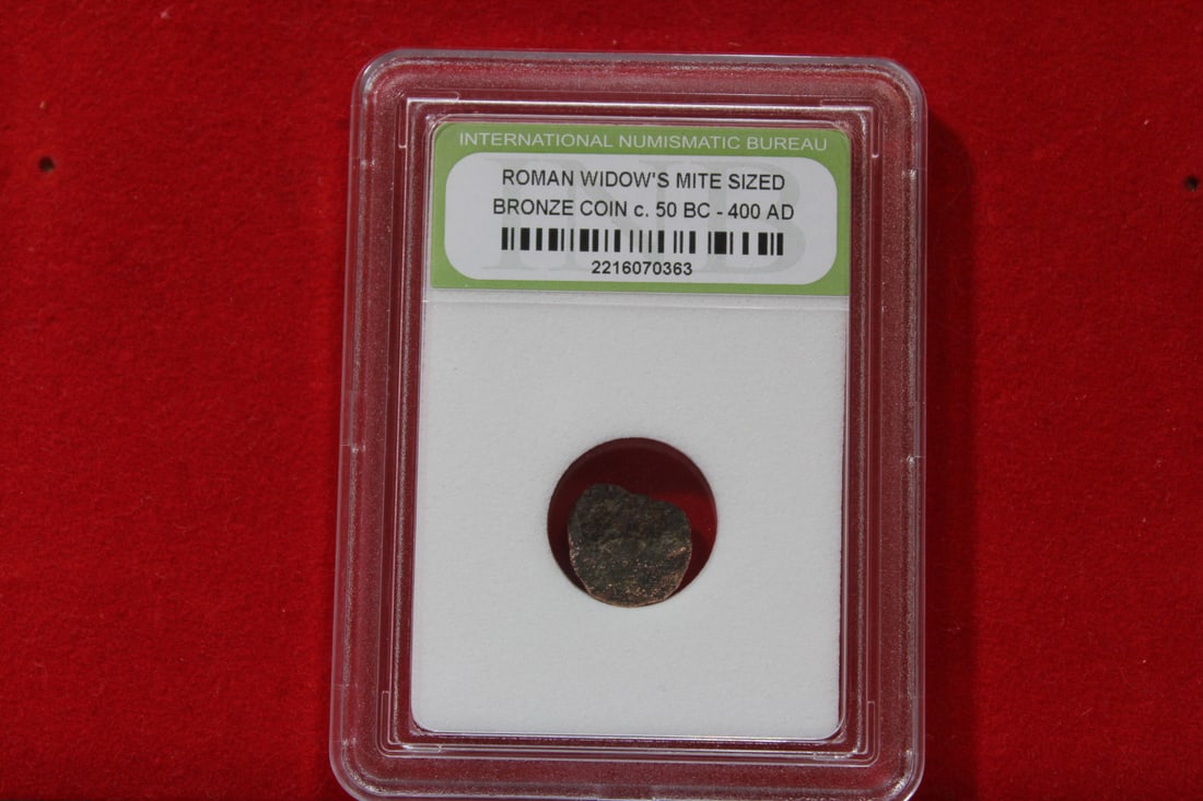 A Slabbed Roman Bronze Coin (1 of 5)