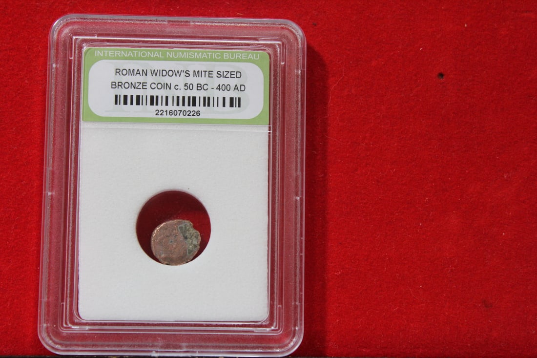 A Slabbed Roman Bronze Coin (1 of 5)