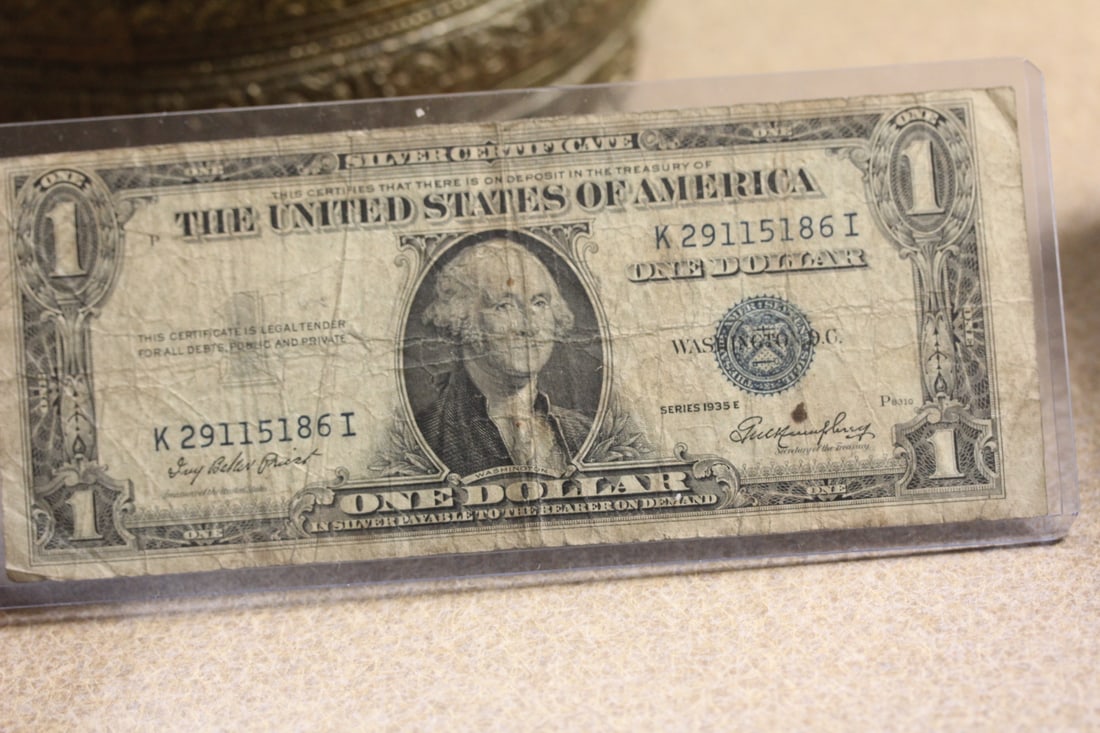 1935 $1.00 Blue Seal Silver Certificate (1 of 4)