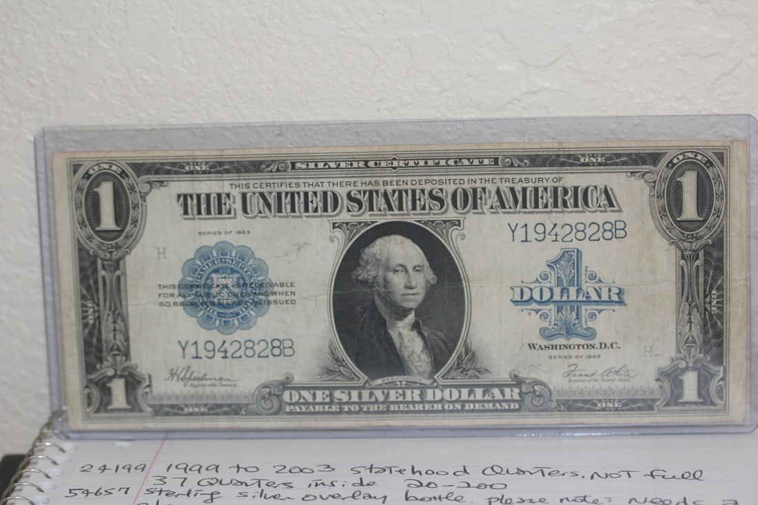 1923 One Dollar Note Horse Blanket (1 of 2)