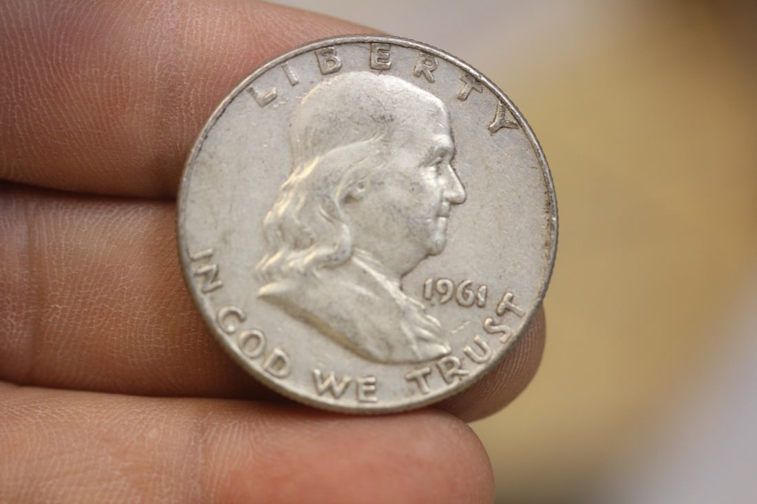 90% Silver Franklin Half Dollar: as shown