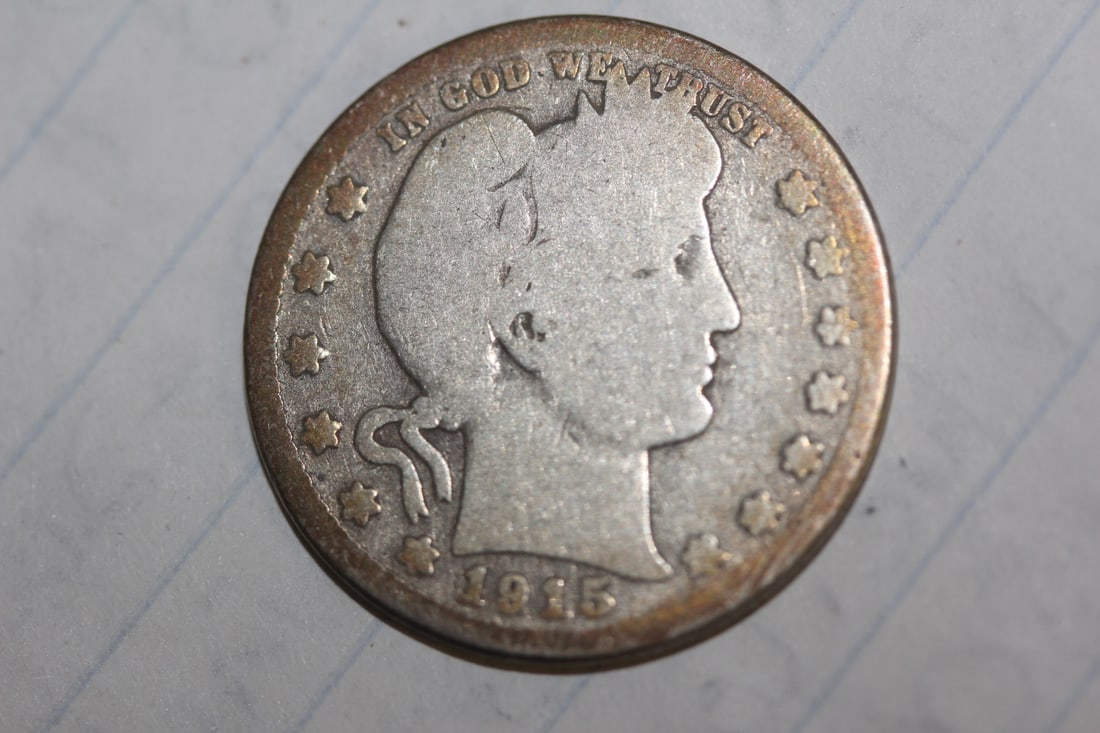 1915 Barber Silver Quarter (1 of 2)