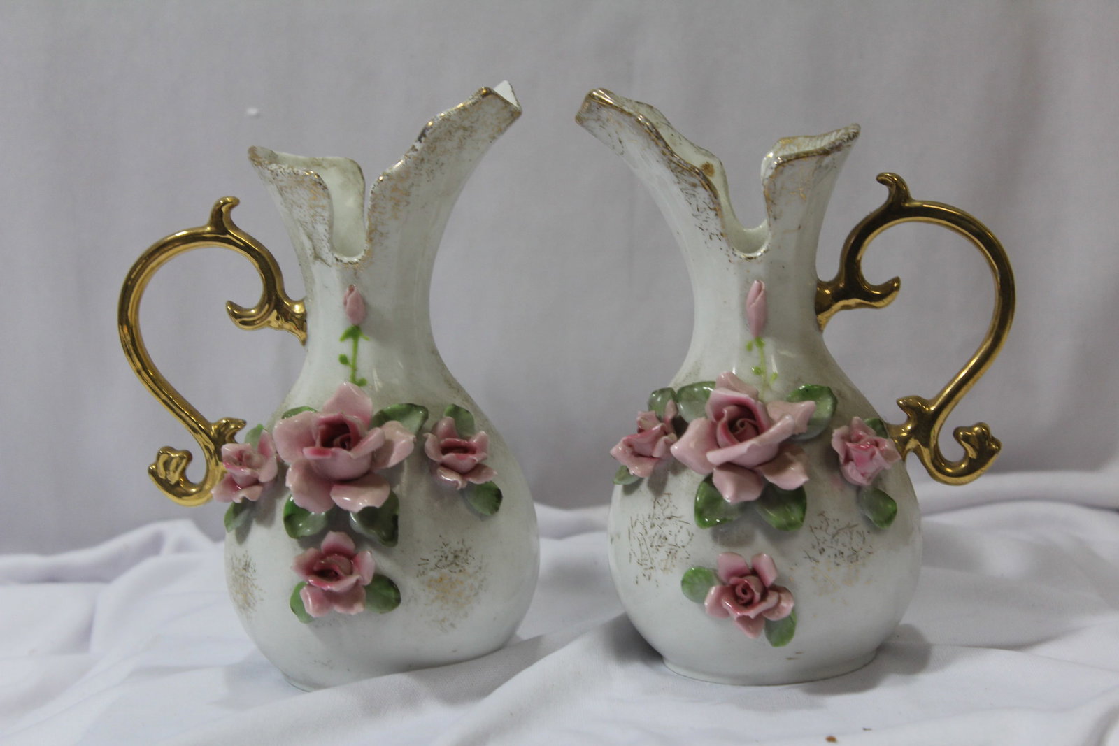 A Pair of Ceramic Ewers (1 of 4)