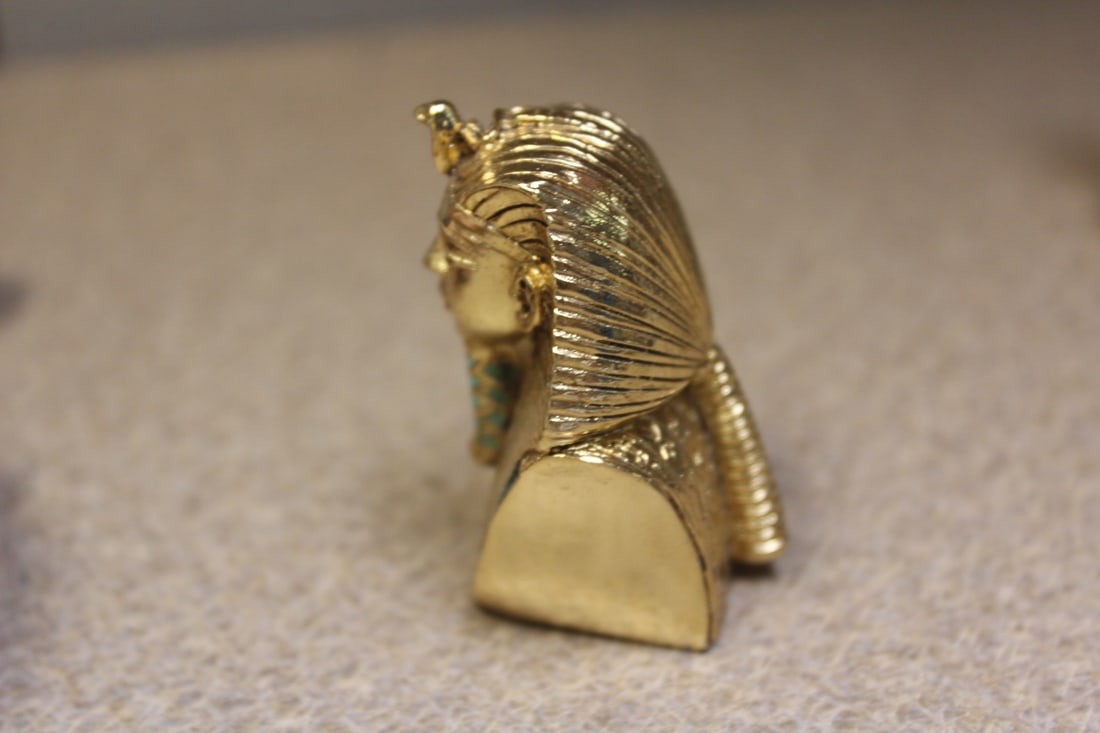 Solid Brass Egyptian Figurine - 2