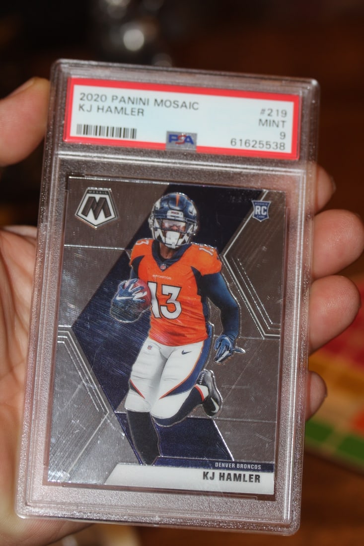 A Graded KJ Hamler Football Card: as shown on photos